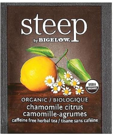 steep Organic Chamomile Citrus Herbal Organic Gluten-Free Kosher Tea in Foil-Wrapped Bags - Buy Online on GoSupps.com