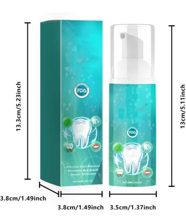 Furzero Smartsmile Mouthwash - Teeth Whitening & Fresh Breath | 2PC Deep Cleaning Oral Foam - Buy Online on GoSupps.com