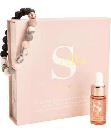 Zebra Jasper Lava Anxiety Bracelet for Women | Aromatherapy Crystal Diffuser with Good Sleep Oil | Anti-Anxiety Relief Wellness Gift | 19cm Medium Size | Gift Box Included - Buy Online on GoSupps.com