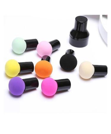 Wholesale 1p Mushroom Head Makeup Sponge - Smooth Purple Cosmetic Puff for Women | Beauty Accessories - Buy Online on GoSupps.com