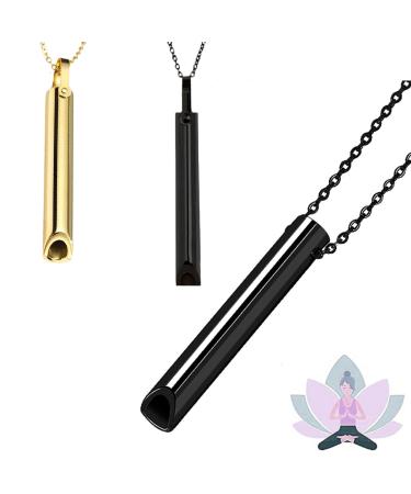 2 pieces of smoking cessation anapana breathing necklace unisex breathability smoking stop chain of breathing meditation atemhal chain smoking cessation smoke-free anxiety relief