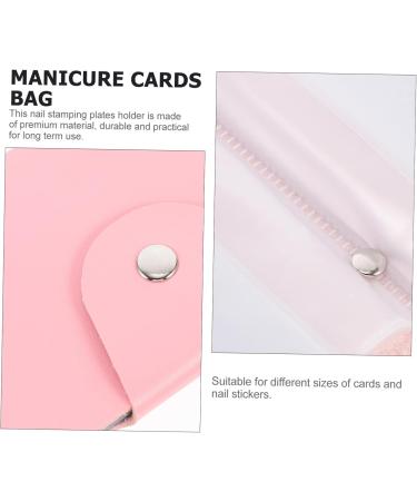 1pc Nail Art Card Holder Nail Stamping Bag Empty Nail Art Plate Bag Nail Plate Organizer Bag Nail Art Stamping Bag Nail Art Stamp Plate Collection Nail Kits pu Manicure Nail Decals - Buy Online on GoSupps.com