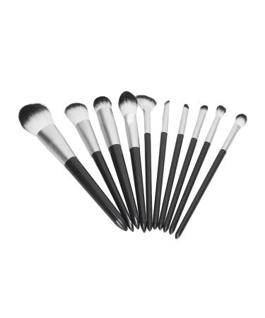 Cosmetic Brush Professional Makeup Brushes Set 10 Pieces Strong Handle for Daily Use for Home