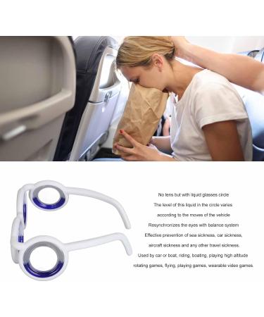 ZJchao Motion Sickness Glasses - Anti Nausea Relief for Kids & Adults | Foldable Ultra-Light Design for Carsickness & Seasickness - Buy Online on GoSupps.com