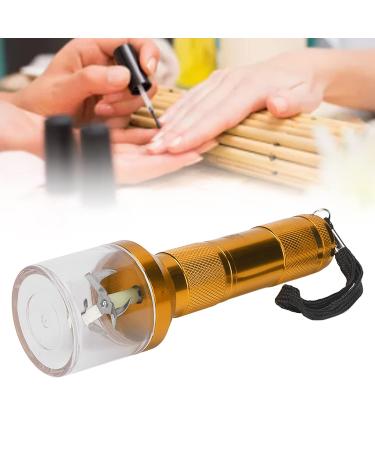 Electric Nail Powder Mixer & Grinder - Aluminum Herb/Spice/Tobacco Crusher Tool for Salons & Home Use (Gold) - Buy Online on GoSupps.com