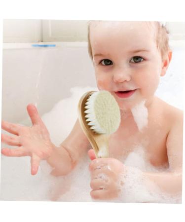 PLAFOPE 1 Set Baby Hair Brush and Hair Dryer Set with Scalp Massage and Wood Comb - Newborn and Baby Hair Care Essentials - Buy Online on GoSupps.com