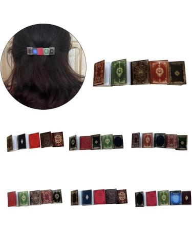 XIAHIOPT Funny Hairpin Novelty Ancient Books Shape Hairpin for Ponytail Braids Maillard Look Hairpins for Teens Female 3 green book holders - Buy Online on GoSupps.com