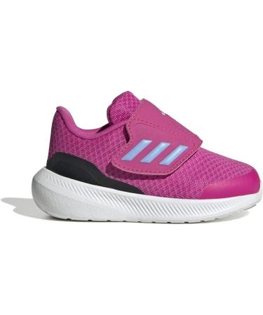 adidas Runfalcon 3.0 Hook-and-Loop Sneakers | Unisex Baby | 4 UK Child | Lucid Fuchsia Blue Dawn - Buy Online on GoSupps.com