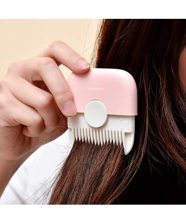 2 PCS 2-in-1 Hair Trimmer Comb Split Ends Tool - Dual-Sided Design for Thinning & Styling - Portable Hair Breakage Tool for Hairdressing - Buy Online on GoSupps.com