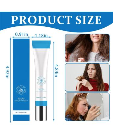 VRYNDH 2 pieces Scalp Serums 20g Hair Growth Serums Scalpy Cooling Hair Ampoule AntiHair Loss Serum for the Scalp Keep your scalp clean and nongreasy maintain a healthy scalp - Buy Online on GoSupps.com