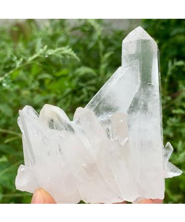 Home Natural White Quartz Crystal Cluster (Size : 200g)