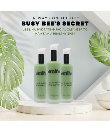 Amira Limu Hydrating Facial Cleanser - Clean Beauty & Moisturizing Face Cleanser for All Skin Types | Shop Internationally - Buy Online on GoSupps.com