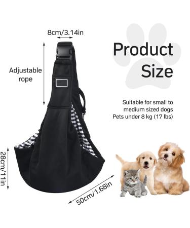 Folding Breathable Shoulder Pet Bag Pet Puppy Travel Bag Shoulder Tote Bag for Dog Cat Hands Free Dog Bag with Adjustable Strap and Pocket Pet Sling Carrier for Outdoor Walking Travel (Dark Grey) - Buy Online on GoSupps.com