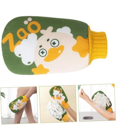 Beatifufu Bath Flower Gloves Body Washing Scrubbers Exfoliating Bath Gloves Shower Scrub Gloves Bathing Tool Exfoliating Glove Bath Loufas Exfoliating Bath Scrubber Bath Loofah 23x13cm Green - Buy Online on GoSupps.com