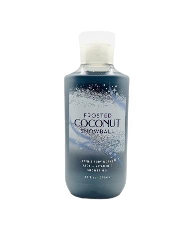 Bath and Body Works Frosted Coconut Snowball Shower Gel 10oz - Full Size - Buy Online on GoSupps.com