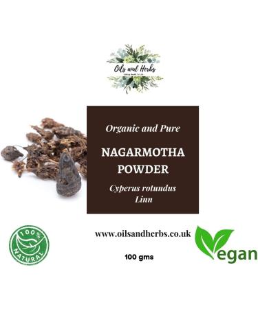 Clean Organic Nagarmotha Powder- Cyperus scariosus - 100% Pure and Natural (300) - Buy Online on GoSupps.com