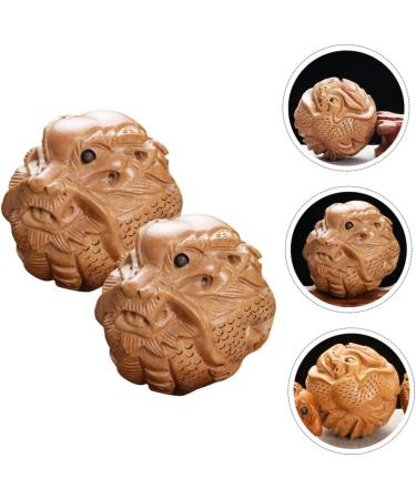 Solustre Wooden Hand Exercise Balls - Massage Device for Fitness & Gym Training - Buy Online on GoSupps.com