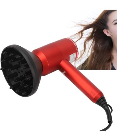 Ionic Hair Dryer 1800W Fast Drying Low Noise Blow Dryer 3 Heat Mode Constant Temperature Negative Ionic Technology Portable Hair Blow Dryer (US Plug 110V) - Buy Online on GoSupps.com