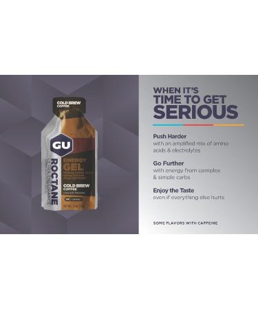 GU Roctane Energy Running Gels - 4 Gel Taster Pack - Sports Energy Gels For Running Cycling Triathlon (4 x 32g Sachets) (Chocolate Sea Salt) Chocolate Sea Salt 4 count (Pack of 1) - Buy Online on GoSupps.com