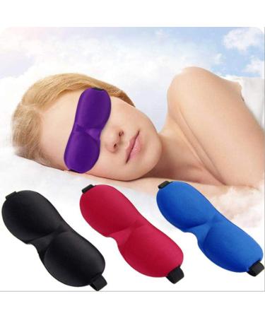 Eye Mask for Sleeping WensLTD 3D Eye Mask Shade Cover Rest Sleep Eyepatch Blindfold Shield Travel Sleeping Aid (A)