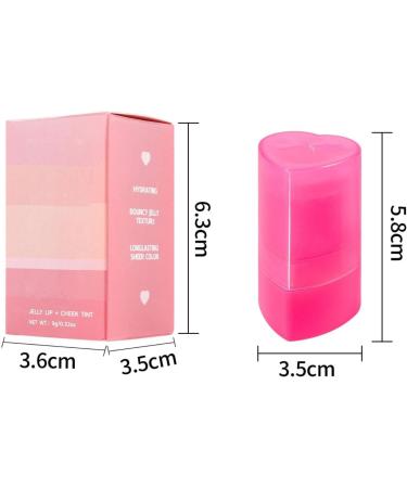 Blush Milk Jelly Blush Blush Milk Jelly Milk Cooling Water Jelly Tint Milk Blush Stick Moisturizer Milk Blush Long Lasting Glazed Lip Gloss Smooth Lip Lines Glossy Makeup(B 9g) - Buy Online on GoSupps.com