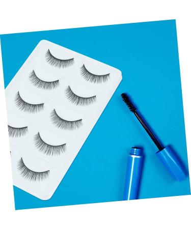minkissy 15 Pairs Short False Eyelashes Fake Cosmetic Eyelashes Art Eyelashes Makeup Brishes Toiletries Natural Look Eyelashes Extension Lashes False Lashes Artificial Fiber 3d Glue Fluffy - Buy Online on GoSupps.com