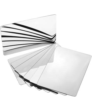 8 Pieces School Shatter Proof Plastic Mirrors 4 x 6 Inch Square Mirror Tiles with Soft Round Corners Double-Sided Protective Film Mirror Sheets Art and Craft Supply for Classroom - Buy Online on GoSupps.com