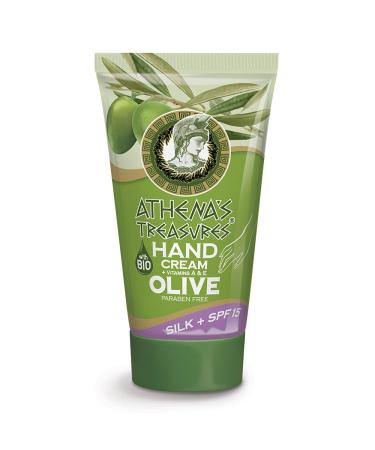 Pharmaid Athens Treasures Hand Cream with Silk Protein and Sun Protection Factor SPF15 100ml