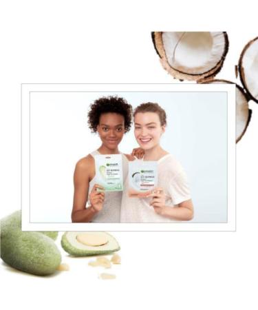  Garnier Textile Face Mask with Almond Milk For Dry and Sensitive Skin Natura L S Milky Tissue Mask 28G - Buy Online on GoSupps.com