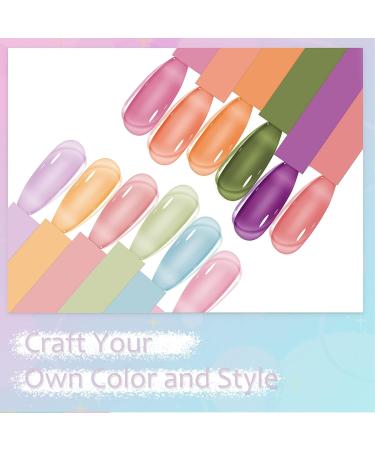 Summer Pink Neon Jelly Gel Nail Polish | Translucent & Sheer Color Changing Soak Off Gel Polish - Buy Online on GoSupps.com