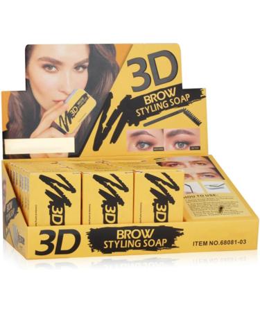 Eyebrow Soap Kit Eyebrow Gel Clear with Eyebrow Brush Transparent longlasting styling balm for natural eyebrows eyebrow pomade Raxove - Buy Online on GoSupps.com