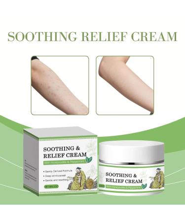 2Pcs Soothing Relief Cream Herbal Moisturizer for Sensitive Skin Herbal Soothing Cream Hydrating & Refreshing Suitable for Daily Skin Care - Buy Online on GoSupps.com