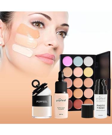 FantasyDay Multifunctional Make-Up Gift Set | Complete Cosmetics Kit for Face Eyes & Lips | Eyeshadow Palette Lipstick Rouge Mascara & Brushes | Perfect Makeup Case - Buy Online on GoSupps.com