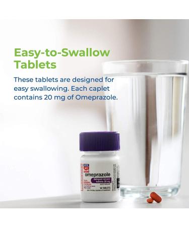 Rite Aid Omeprazole 20mg Delayed Release Tablets - 3 Bottles, 42 Count - Heartburn Relief & Medicine - Buy Online on GoSupps.com