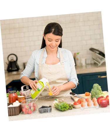 CAXUSD 3pcs Egg Storage Box Refrigerator Fridge Clear Shelves Transparent Egg Racks Flat Shoes Household - Buy Online on GoSupps.com