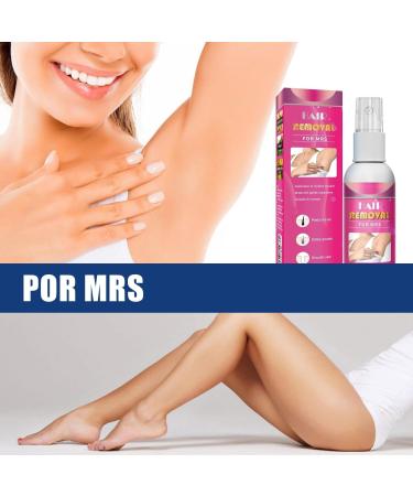 50ml Body Hair Removal Mousse Male and Female Specific Packaging Gentle Painless Hair Removal Spray All Skin Types Chest Legs Under Arms Private Area for Unwanted Hair (2 Women) - Buy Online on GoSupps.com