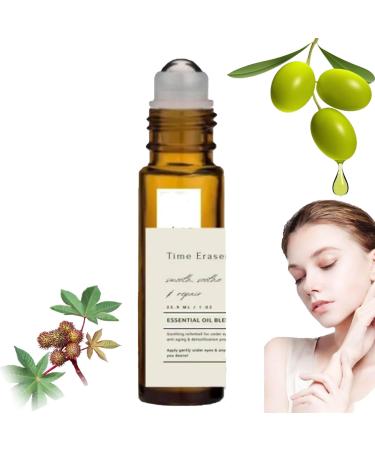 Time Eraser Rollerball Castor Oil and Frankincense Time Eraser Oil Castor Oil and Frankincense Eye Roller Time Eraser Rollerball Castor Oil Eraser Roller Ball Essential Oil (1pcs)