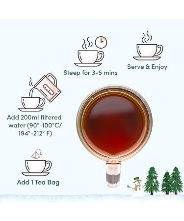 VAHDAM Advent Calendar 2023 Tea Bags Gift Set - Limited Edition | 24 Unique Luxury Tea Bags | Perfect Advent Calendar 2023 for Adults, Women, and Men - Buy Online on GoSupps.com