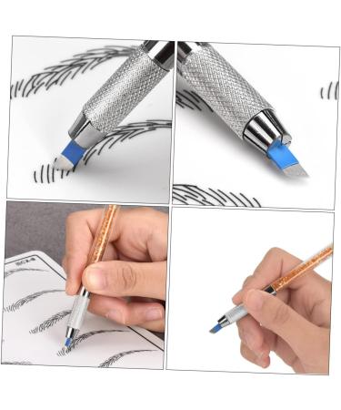  Angoily Angoily 1 Pc Crystal Embroidery Pen Brown Eye Makeup Microblading Eyebrow Pen Eyebrow Pencil Tattoo Supplies Embroidered Blade - Buy Online on GoSupps.com