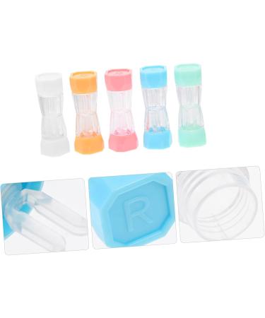 Homsfou 10 STK Contact Lens Container - Colored Kit Holder Medical ABS Case 2 Pieces (5.8x1.9x1.9cm) - International Shipping Available - Buy Online on GoSupps.com