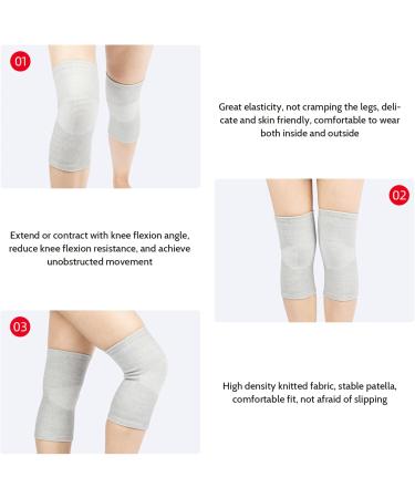 Knee Brace for Women - Bamboo Charcoal Compression Sleeve for Sports & Pain Relief | Non-Slip Support for Running & Recovery - Buy Online on GoSupps.com
