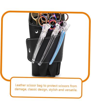 Buy DOITOOL Hairdressing Scissor Tool Bag - Cowhide Crossbody & Waist Bag for Salon - Black Pet PU - International Shipping Available - Buy Online on GoSupps.com