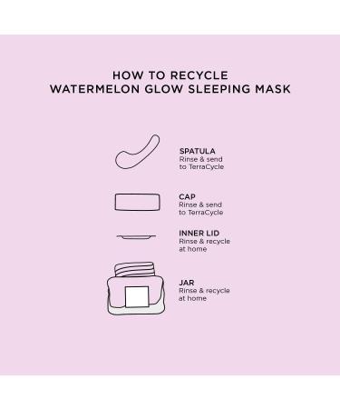 Glow Recipe Mini Watermelon Sleeping Mask - Hydrating Overnight Face Mask with AHAs, Hyaluronic Acid, and Pumpkin Seed Extract - 1 Fl Oz - Buy Online on GoSupps.com
