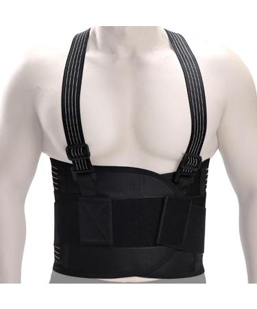 Waist Support For Men | Elastic Men's Lower Back Support With All-Round Waist Protection - Lumbar Support Pad Posture Corrector Protector Breathable For Men & Women Heavy Lifting Safety Lifting At