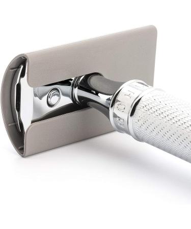 M HLE R 89 Shaving Set 5 pcs | Chrome-Plated Safety Razor Blade Cream & Cloth - Premium Silver Shaving Kit | International Shipping Available - Buy Online on GoSupps.com