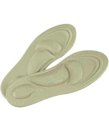 Orthotic Arch Support Insole for Flat Feet - Memory Foam Shoe Pad for Plantar Fasciitis Comfort | Women s Gold Accessory - Buy Online on GoSupps.com