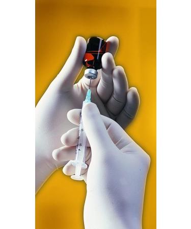 Adenna Platinum 5.5 mil Latex Powder Free Exam Gloves - White, Medium (Box of 100) - Buy Online on GoSupps.com