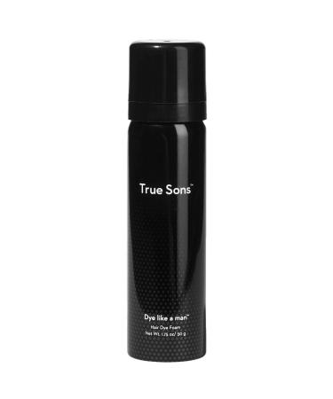 True Sons Hair Dye for Men With Instant Dye Booster Applicator for Grey Hair Color - Complete Hair Dye Kit for Natural Look - Mustache and Beard Hair Dye (1.75 oz) 4-6 Applications per Bottle (1 Bottle  True Black) 1.75 ...