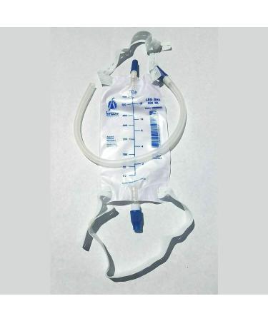 Forsure Vaimed Urinary Leg Bag Kit - 600ml with PVC Tube & Catheter for Incontinence - Size M | International Shipping - Buy Online on GoSupps.com