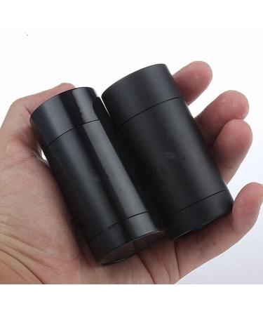 Sxminer 10 Pack 75ml Black Round Empty Deodorant Containers 2.5 Oz Twist Up Filling Stick Refillable Tubes Deodorant Bottles Plastic Lip Balm Tube for Lipstick Crayon Chapstick DIY Make Own Deodorant - Buy Online on GoSupps.com
